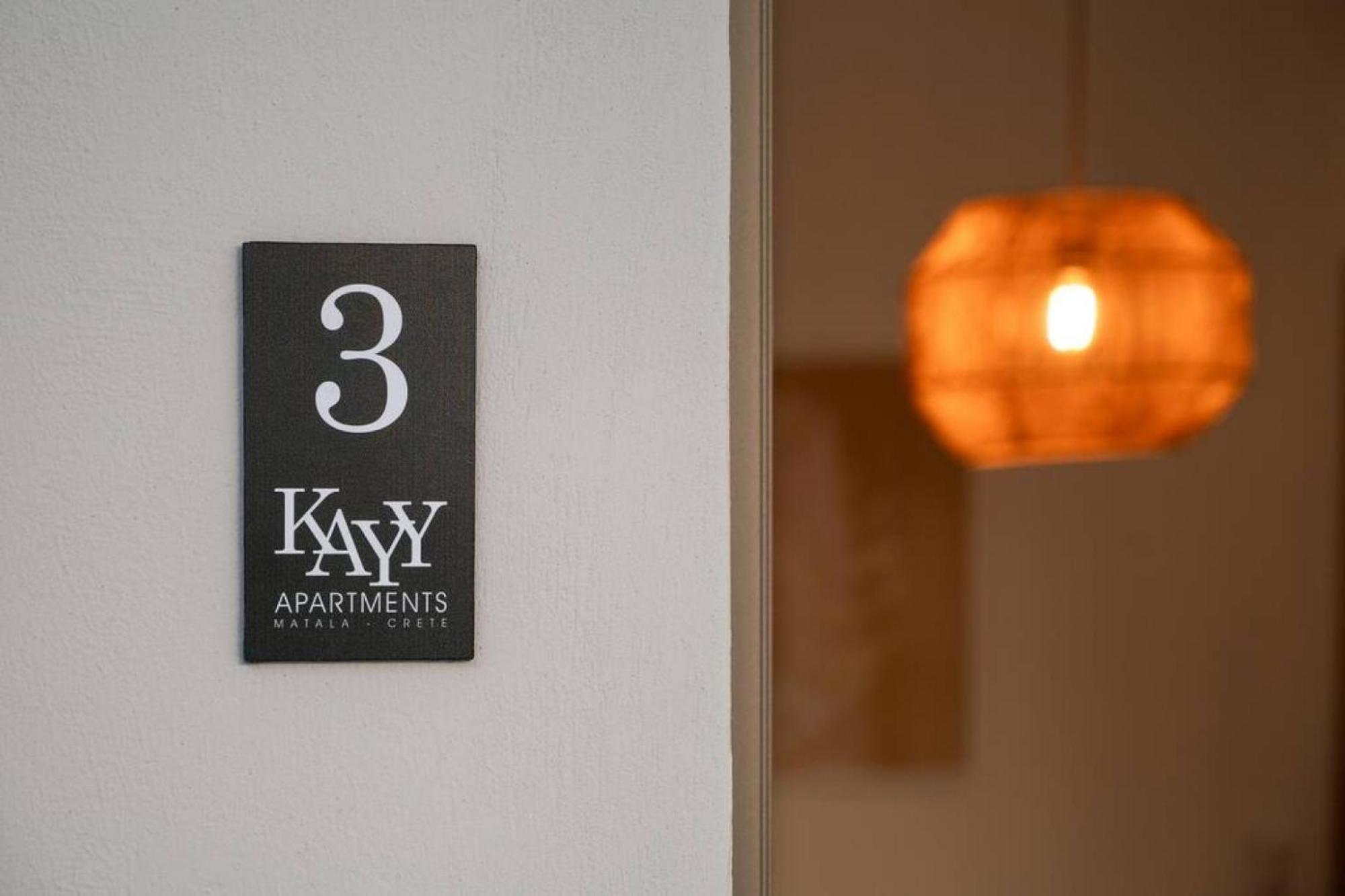 Kayy Apartments 3 In Matala Exterior foto